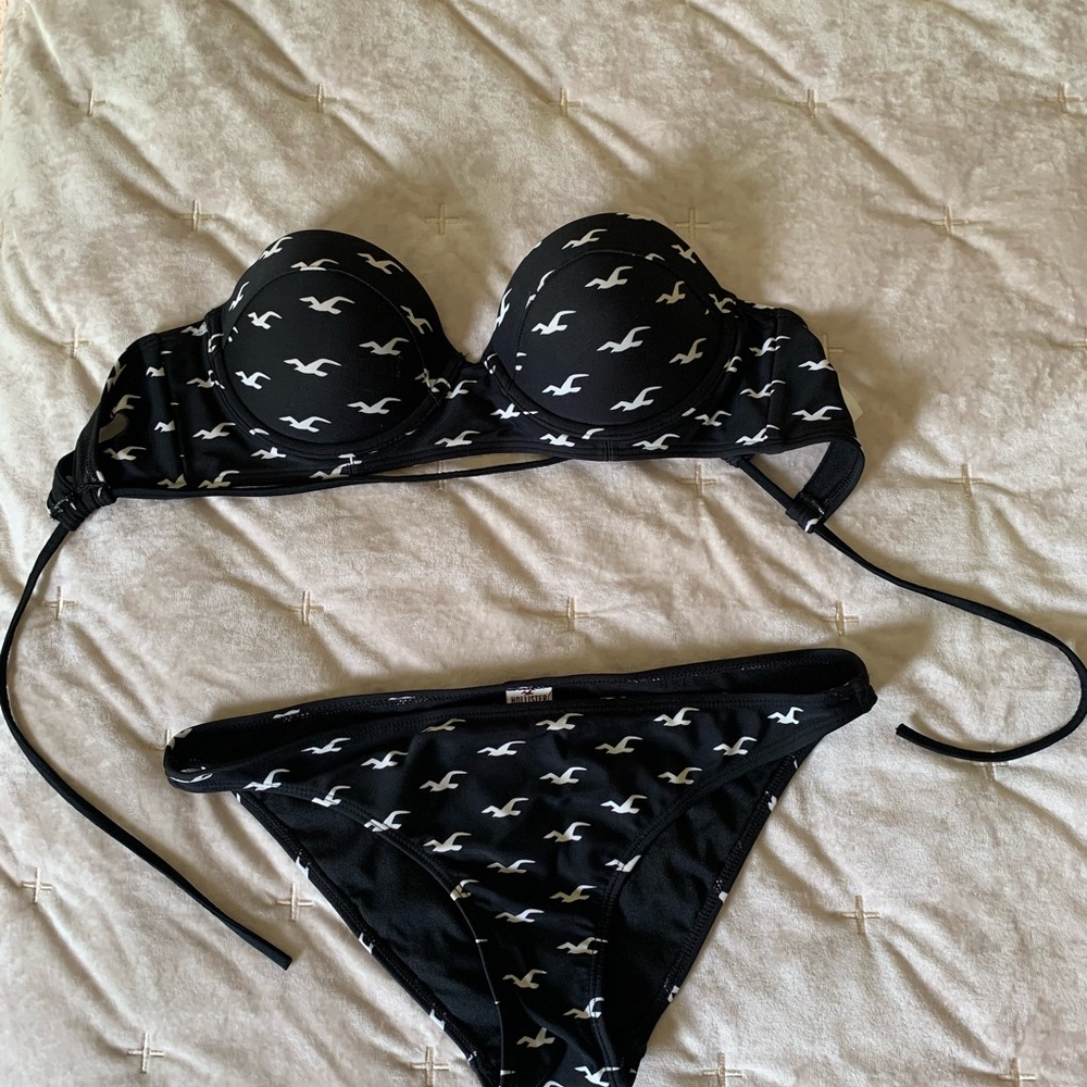 Hollister Black Swim Bandeau